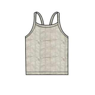 pima camisole. vine pointelle