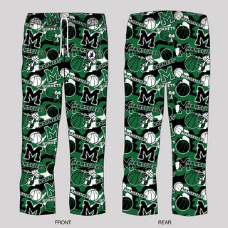 Youth & Adult Lounge Pants-MANSFIELD BASKETBALL DESIGN