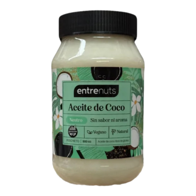 Aceite De Coco Neutro Entrenuts 500cc 