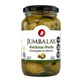 Aceitunas Verdes Descarozadas 360 gr