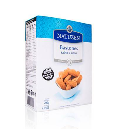 Galletitas Bastones de Coco 200 gr