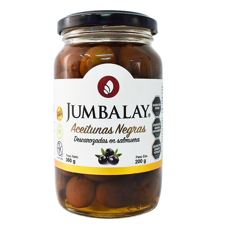 Aceitunas Negras Descarozadas 360 gr