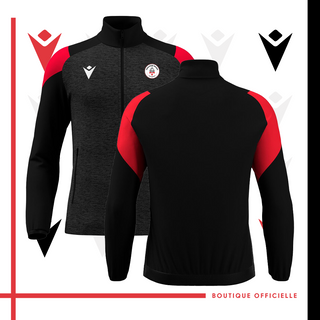 Veste de survêtement Judoka - Noir/Rouge