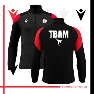 Veste de survêtement Karatéka - Noir/Rouge