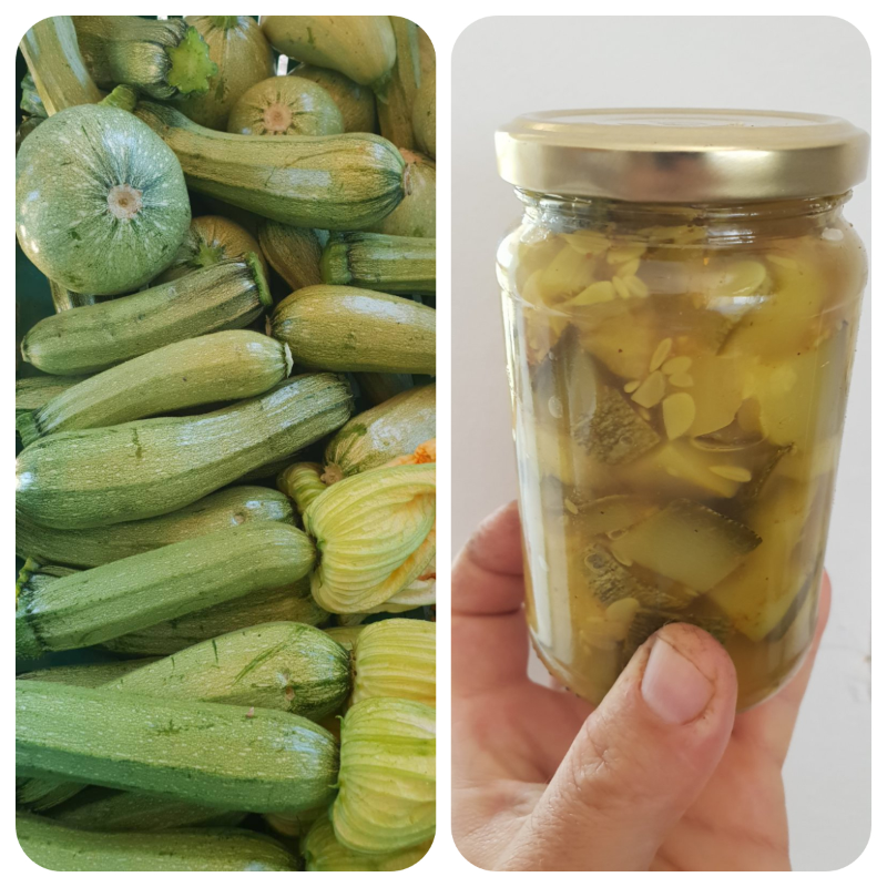 Κολοκυθάκι Τουρσί με Κάρυ - Zucchini Curry Pickle