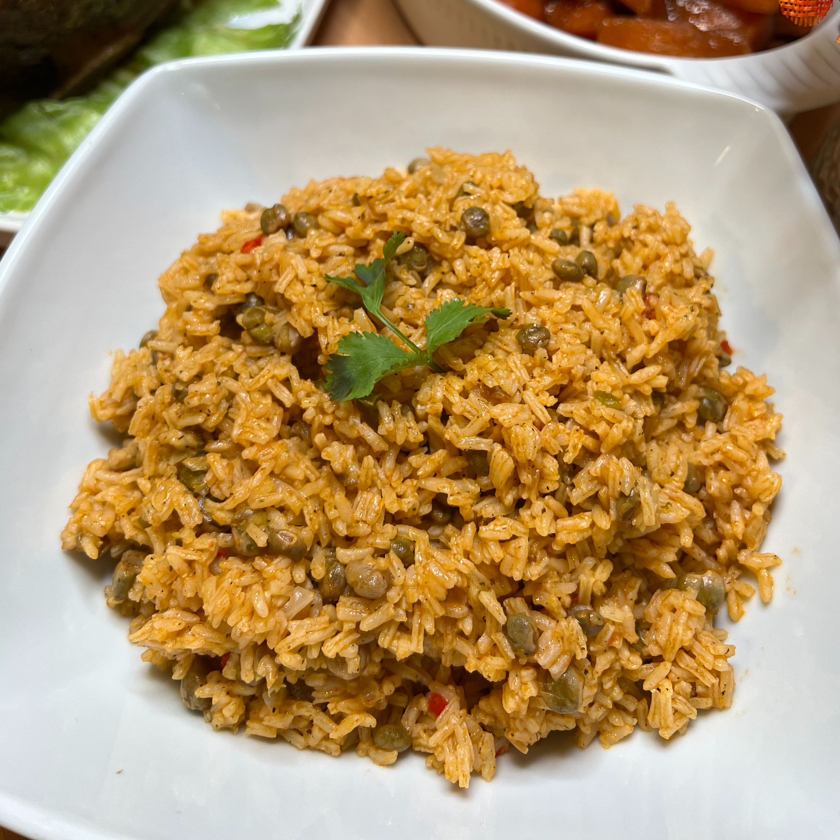 Caribbean Rice & Peas (Moro de Guandules) - Half Pan