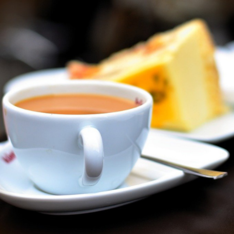 Dessert met koffie/thee