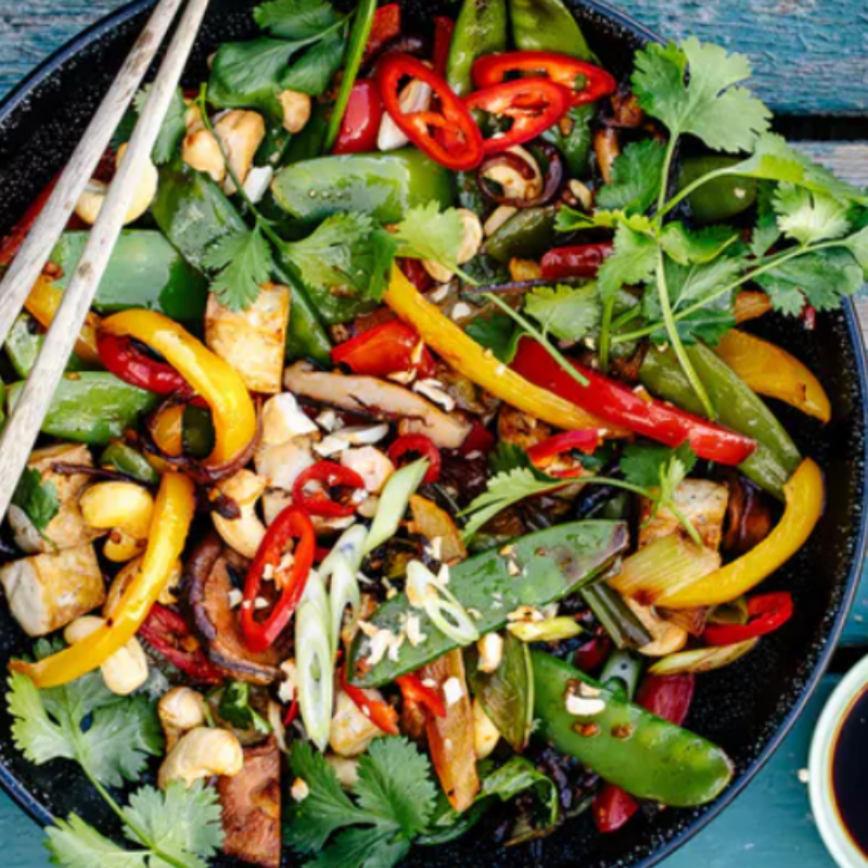 Vegetarische wok
