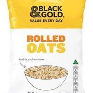 Black & Gold Rolled Oats