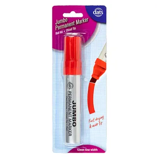 Jumbo permanent Marker 12 mm line width red