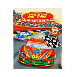 A3 Car Race coloring book