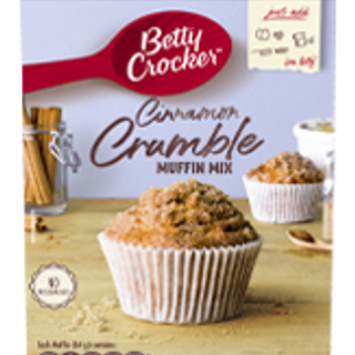 500g Cinnamon Crumble Muffin Mix Betty Crocker