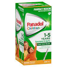 200ml 1-5yrs Panadol for children Orange flavour 