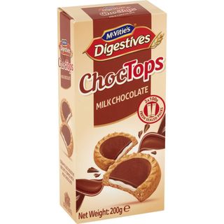 Mcvities Milk Chocolate digestive ChocTops 200 g