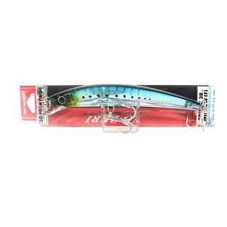 130mm YoZuri 3D Crystal Minnow Floating Lure -  Sardine blue