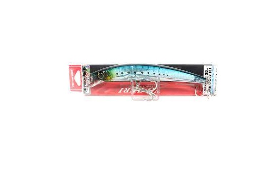 130mm YoZuri 3D Crystal Minnow Floating Lure -  Sardine blue Main Image