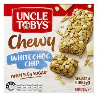 Uncle tobys white choco chip 185 g