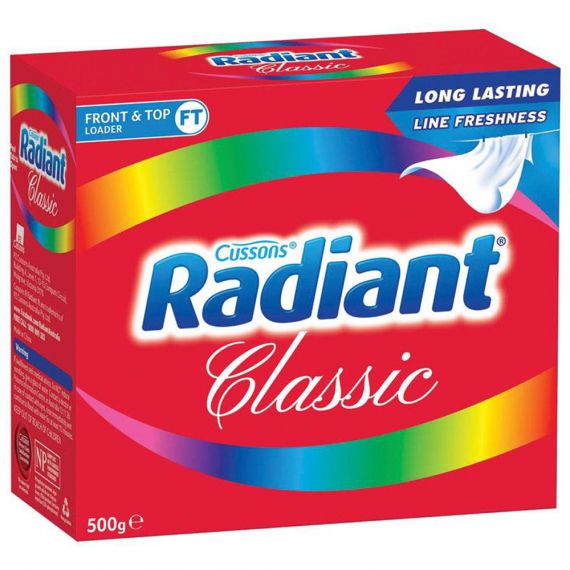 500g Cussons Radiant Classic washing powder	 Main Image