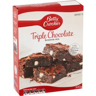 Betty Crocker Tripple chocolate brownie mix 500 g