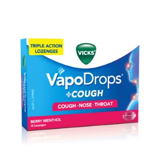 Vapo Drops + Cough Berry menthol 16 Lozenges