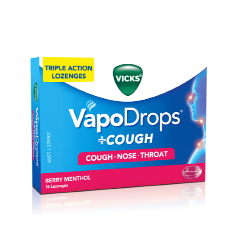 Vapo Drops + Cough Berry menthol 16 Lozenges Main Image