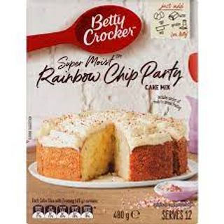 Betty Crocker Rainbow chip cake mix 480 g