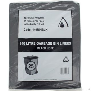 140ltr Garbage Bin Liner 25pcs