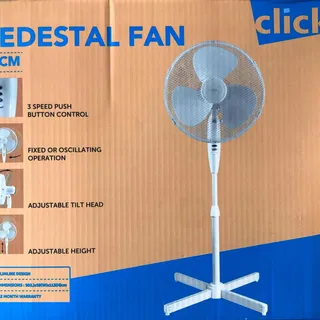 Pedestal fan 40 cm high 3 speed push button