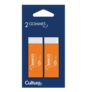 Lot de 2 gommes :