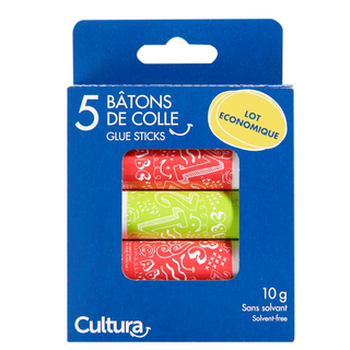 Lot de 5 bâtons de colle 