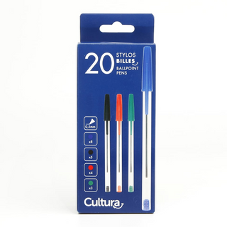 Lot de 20 stylos bille
