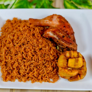 Jollof Rice & Chicken & Plantain - Day 2