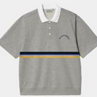 POLO GRIS RETRO 2023