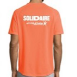 T SHIRT SPORT ORANGE TELETHON