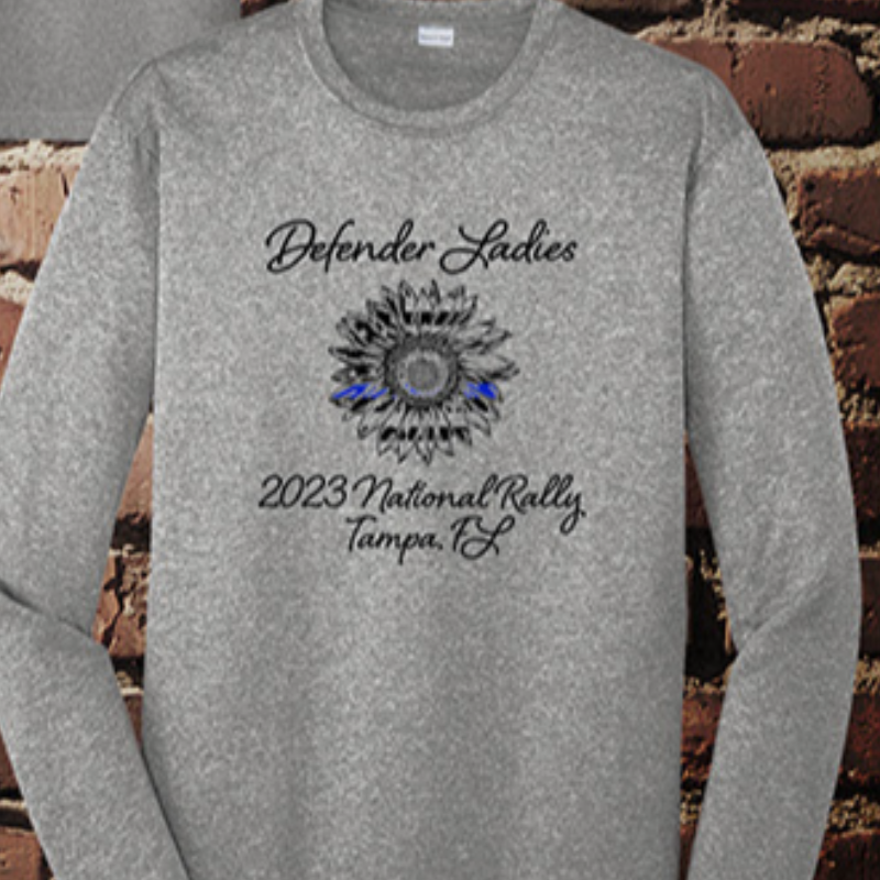 Dry Fit Long Sleeve Vintage Gray Main Image