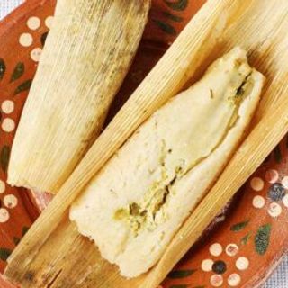 Chicken Tinga Tamales Verdes