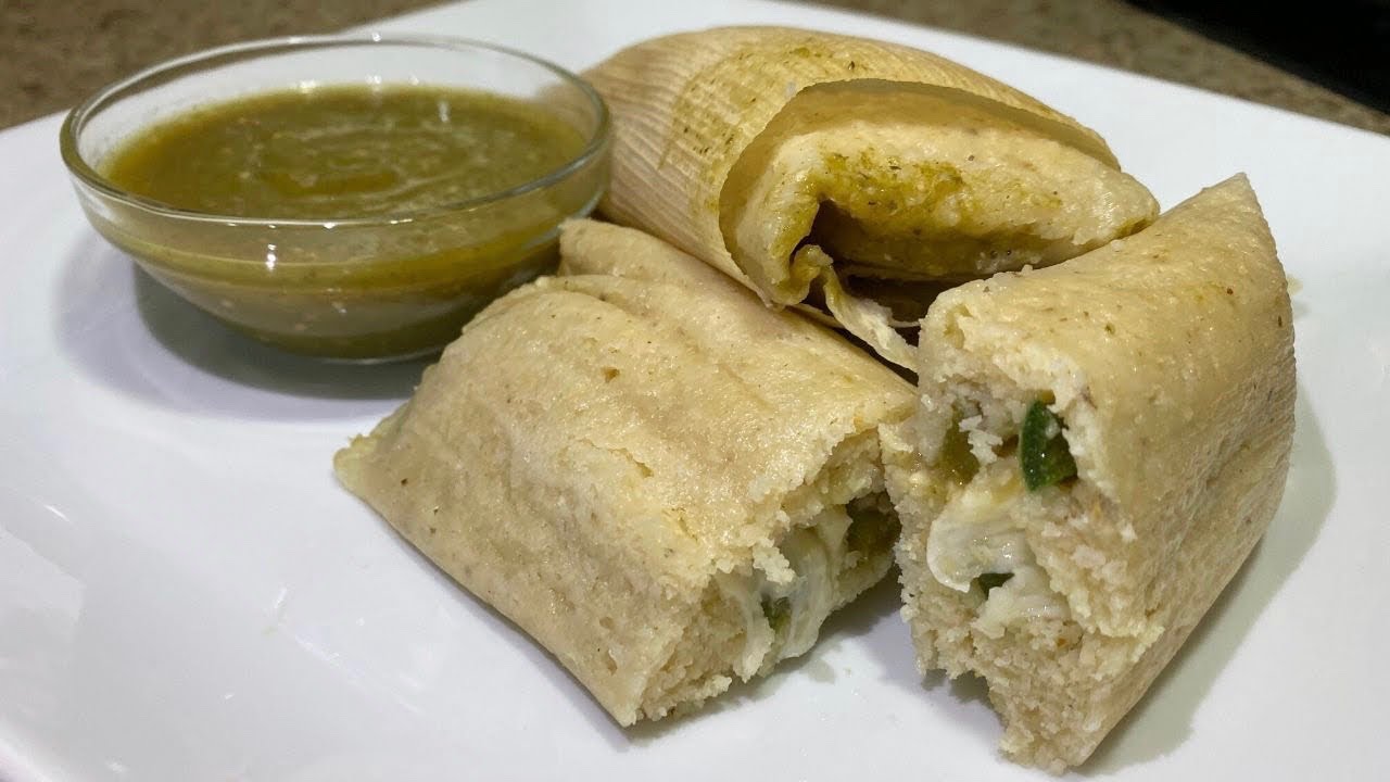 Chile Poblano Queso Tamales