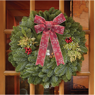 22" Mixed Evergreen Wreath (W4M)