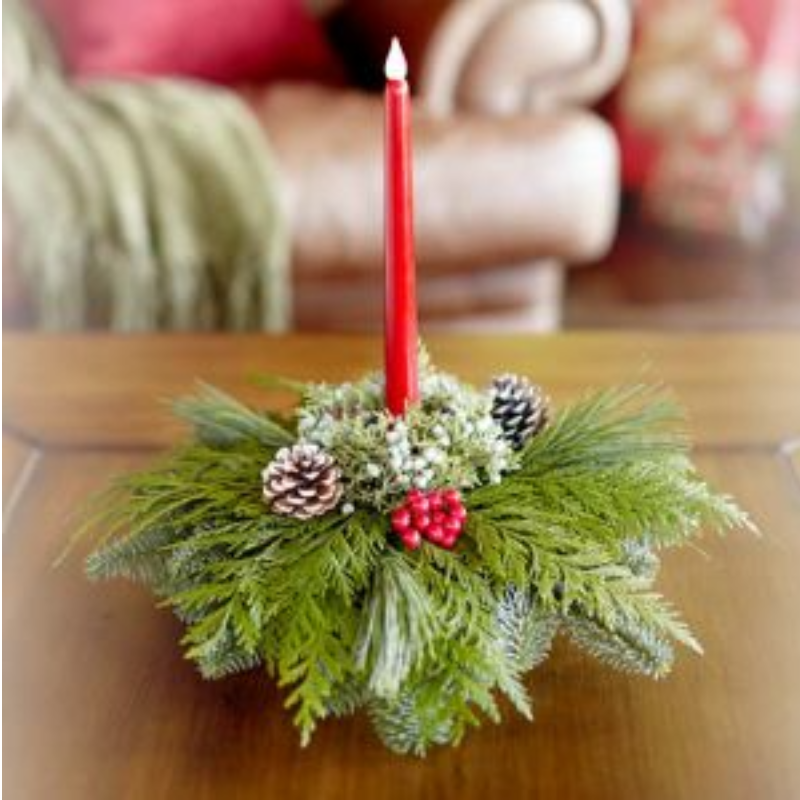Centerpiece with LED Candle (C5M)