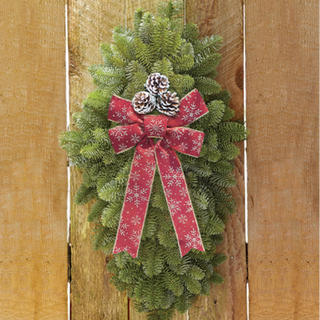 22" Noble Fir Door Swag (S4M)