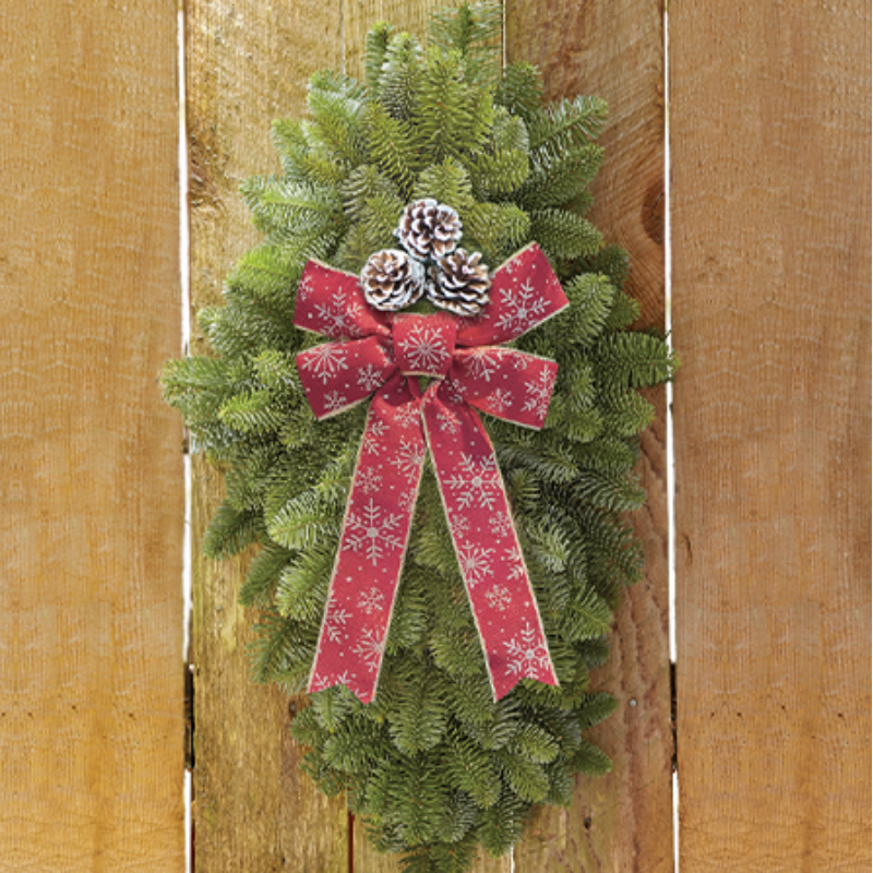 22" Noble Fir Door Swag (S4M)