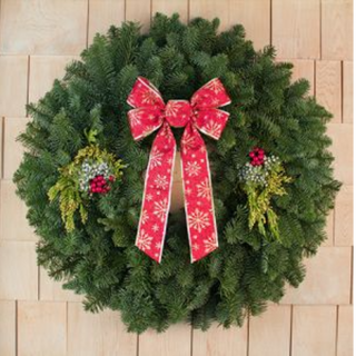 28" Mixed Evergreen Wreath (W3M)