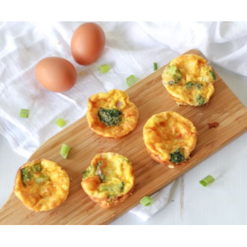 Mini Quiche Crustless - Kale, Onion and Cheddar Main Image