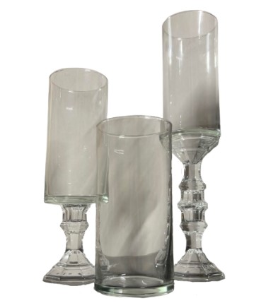 Glass Vases (Set of 3)