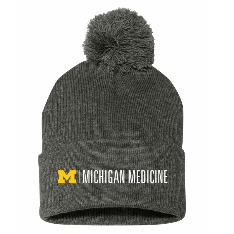 Knit Beanie with Pom Pom