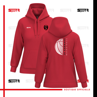 Sweat capuche Femmes - Rouge