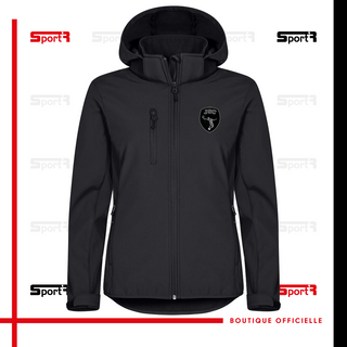 Softshell manches longues Femmes - Noir