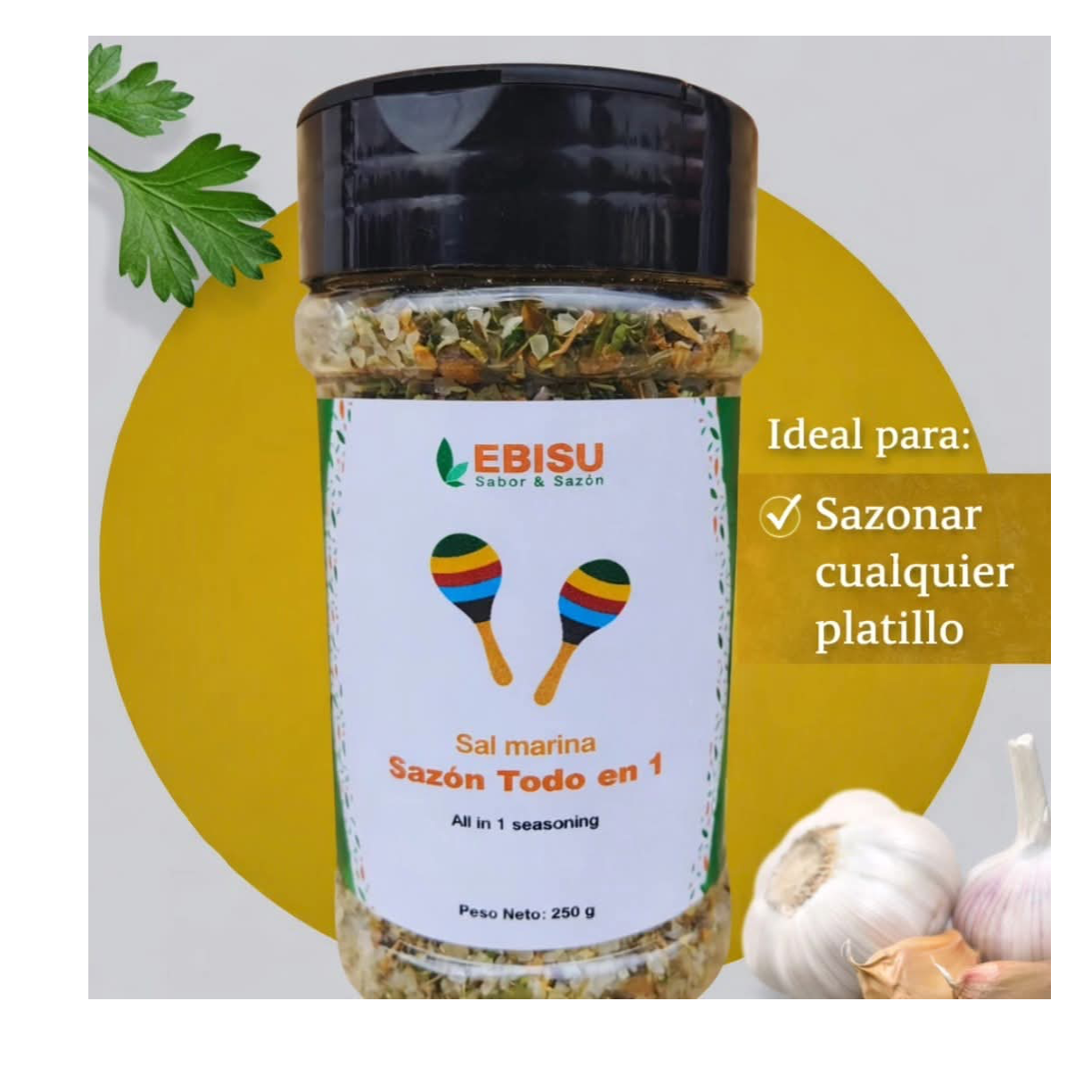 Sal marina Sazón Todo en 1 (All in 1 seasoning)