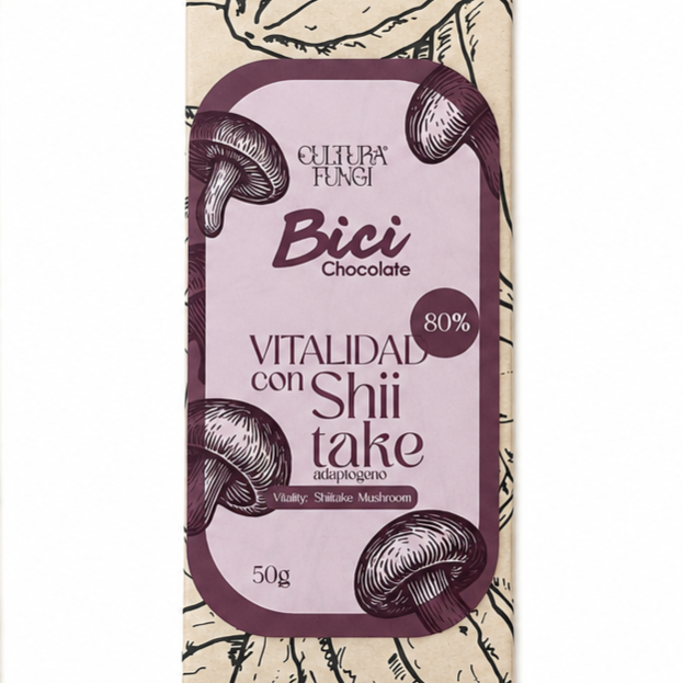 Chocolate oscuro 80% – Shiitake (Shiitake Mushroom Chocolate)