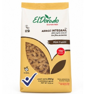 Pasta Arroz Integral Mini Fusilli 250g (Gluten Free Brown Rice Pasta)